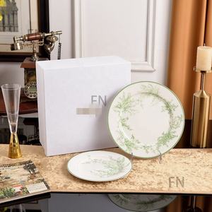 Light Luxury Rustic Suzuran Flower Ceramic Tableware Set Includes Coffee Cup Saucer and <b>Candle</b> Jar for Dinner - Product Image 4