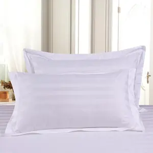 定制250 300 400 600 1000线数埃及棉床上用品100% 棉被酒店床枕套被套
