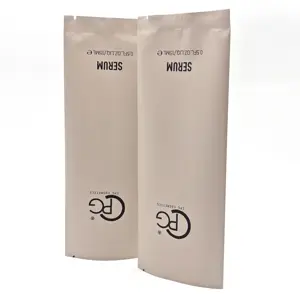 Customized 500g Rice Packaging Food Grade PVC Yellow Millet PET PP Middle Seal Folding Matte Film Printing Custom Design