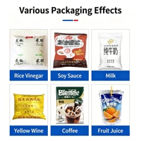 Vollautomatische Vertikale Form-Füll-Verschließ-Flüssigkeitsverpackungsmaschine für Wasser, Saft, Milch, Bier, Kaffee, Getränke, Sojasoße