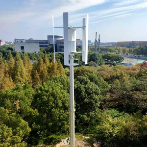 Générateur éolien à axe vertical commercial à faible bruit 20KW, éolienne verticale sans noyau à faible vitesse avec contrôleur MPPT - Product Image 3