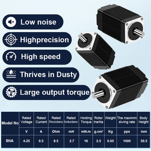 NEMA 8 자동화 로보틱스 스테퍼 모터용 소형 고토크 하이브리드 스테퍼 모터 - Product Image 3