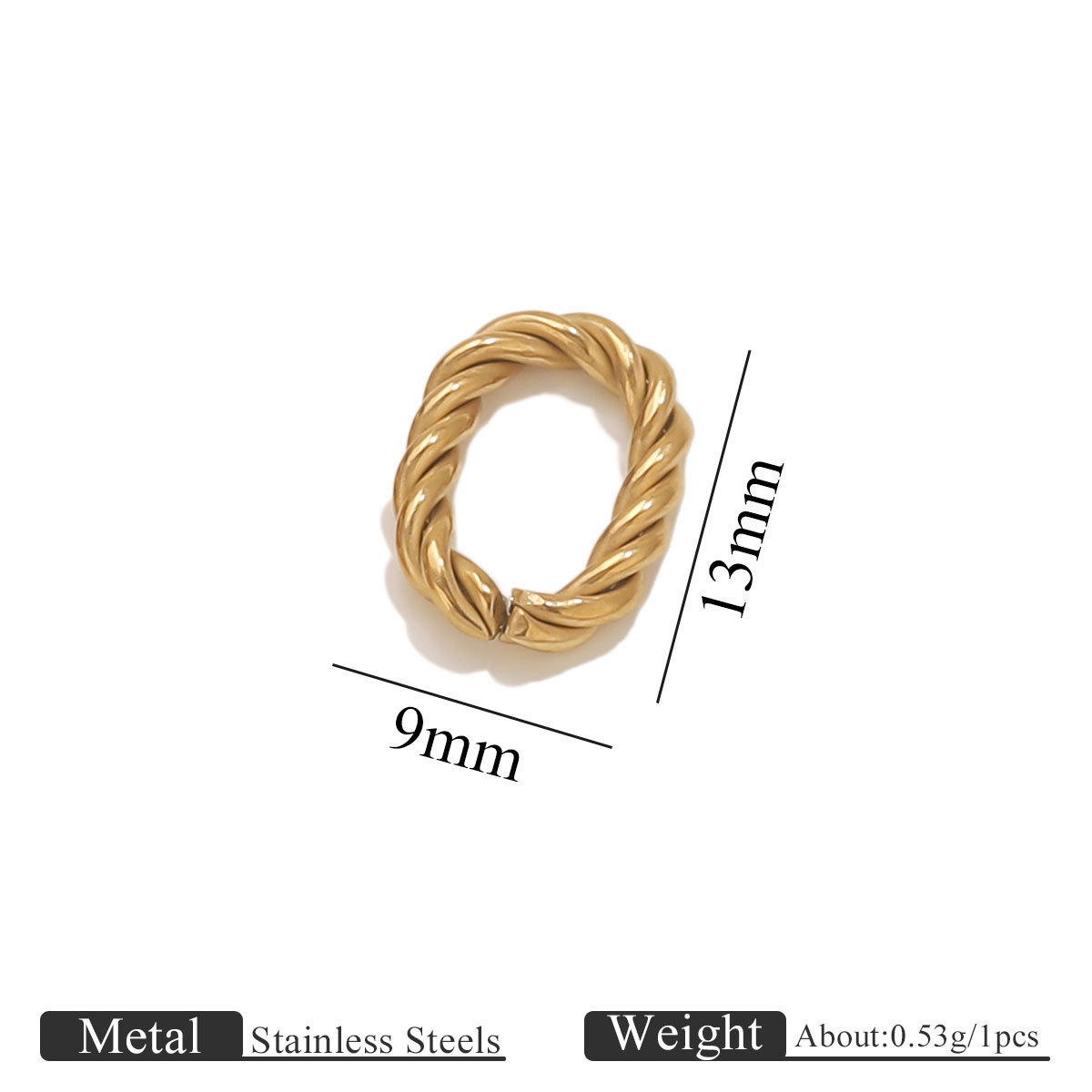 gold 2.0 twisted wire, 9.2*13