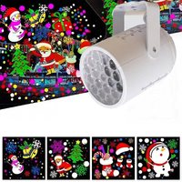 Projecteur de flocons de neige de Noël Salange pour l'extérieur, lumière colorée pour la décoration de la maison, lumière de fête pour les fêtes