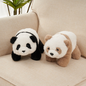 Peluche de <span class=keywords><strong>Mapache</strong></span> Panda de Alta Calidad, Color Brillante, Felpa Larga, Decoración para Abrazar, Relleno de Algodón PP para Cumpleaños - Product Image 6