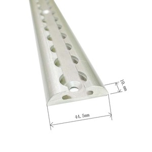 Premium Aerospace-Grade 1ft Airline L-<span class=keywords><strong>Track</strong></span> - 1500lbs Round alumínio carga ferroviário superfície de montagem para caminhão/reboque e Multi-Modal - Product Image 3