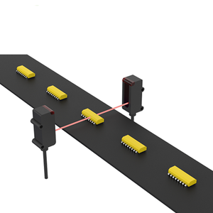 Akusense PTN-T150PO 1500 mét phạm vi điều chỉnh thru-beam vuông cảm biến quang điện PNP ánh sáng trên vị trí kho AGV xe nâng - Product Image 6