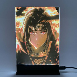 <span class=keywords><strong>Led</strong></span> rétro-éclairé poster <span class=keywords><strong>Itachi</strong></span> Anime veilleuse pour chambre veilleuse décor salle de jeux 02 lampes de table signe <span class=keywords><strong>Itachi</strong></span> - Product Image 1
