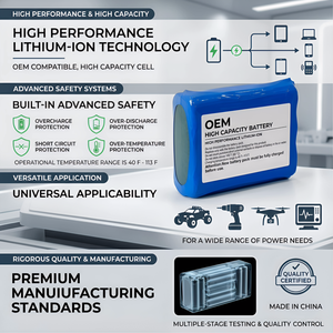 Batería de Iones de Litio Personalizada OEM para <span class=keywords><strong>Altavoz</strong></span> Inteligente, Batería Recargable Integrada Intercambiable de 3.7V 7.4V para <span class=keywords><strong>Altavoz</strong></span> con IA y BMS - Product Image 3