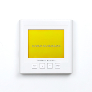 Capteur de température et d'<span class=keywords><strong>humidité</strong></span> RS485 MODBUS-RTU, instruments de <span class=keywords><strong>mesure</strong></span> de la température industrielle, point de rosée, affichage LCD mural, ABS/PC - Product Image 2