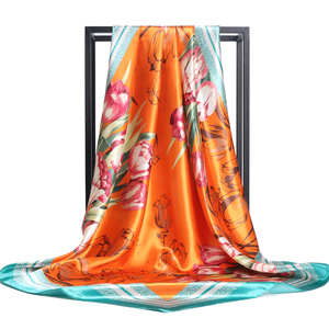 Sciarpa di <span class=keywords><strong>seta</strong></span> <span class=keywords><strong>rosa</strong></span> personalizzata all'ingrosso del progettista del tessuto di <span class=keywords><strong>seta</strong></span> pura - Product Image 2