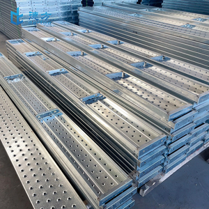 Derfon Q235 Galvanized Steel Plank for Pipe 240/250/300mm Construction <strong>Scaffolding</strong> Plank Ladder &amp; <strong>Scaffolding</strong> <strong>Parts</strong> - Product Image 4