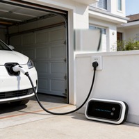 Pengisi Daya EV Portabel 3.5kW GB/T Charging Gun Home EVSE Energi Baru