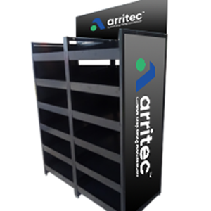 Exhibidores de Metal para Papel Tapiz, con Ganchos, para Tiendas de Abarrotes, Personalizables - Product Image 2