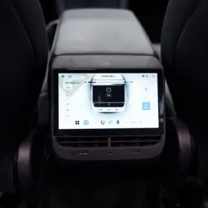 Te-Mart 7 Inch Smart Rear Seats System Refit Car Interior Accessories Screen Navigator For Tesla Model 3 Model Y 2023