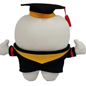 ตุ๊กตาผ้ากำมะหยี่รูปนักเรียนรับปริญญา ออกแบบเองได้ พร้อมหมวกและชุดครุย ตุ๊กตาผ้าเนื้อนุ่มสำหรับเป็นของขวัญหรือของแจก - Product Image 3