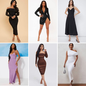 Robe d'été sexy à bretelles, col en V, dos ouvert, imprimée pour femmes, vente en gros - Product Image 5