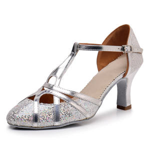 Zapatos de Baile de Flamenco para Adultos, Zapatos de Baile Modernos de Salón de PU para Mujer, Zapatos de Vals para Damas - Product Image 3