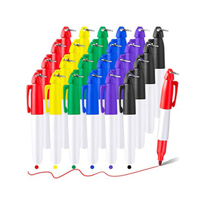 Marcador Permanente de Punta Fina, Tinta Negra Indeleble, Plástico, Personalizable con Logotipo, Mini Marcador de Bolsillo - Product Image 6