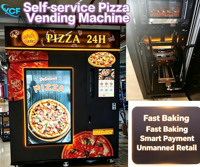 Máquina Expendedora de Pizza Automática de Alta Rentabilidad, Pantalla Táctil de 22 Pulgadas, Conservación de Calor Automática