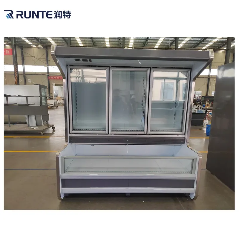 Commercial Deep Freezer Vertical showcase Refrigerator