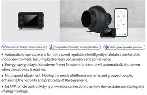 लंबे समय से स्मार्ट वाई-फाई ऐप 4 'इंजन एक्जिस्ट फैन सेंट्रीफ्यूगल फैन टेक मोटर बिग दबाव 4 इंच वेंटिलेशन ब्लोअर - Product Image 2