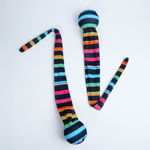 Accessoires de jonglage : Poi en polyester multicolores de 20 cm, en forme de chaussette élastique, pour jonglage à la main et mouvements ondulés - Product Image 3