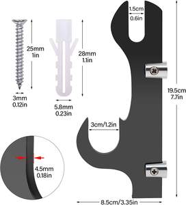 Support <span class=keywords><strong>mural</strong></span> pour épée de samouraï, support suspendu, présentoir <span class=keywords><strong>Katana</strong></span> pour baguette, Dagger, Bo, personnel pour Arts martiaux - Product Image 4