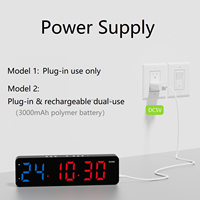 Timer Olahraga LED Digital Multifungsi untuk Gym, Fitness, Interval Training, Yoga, Tinju dengan Remote Control