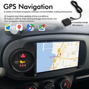 Autoradio multimédia Android 13 avec commande vocale IA pour Toyota Yaris 2012-2017, lecteur vidéo, GPS, CarPlay, unité centrale de navigation - Product Image 5