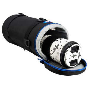 Casing Kantong Lensa Kamera JJC untuk FE 200-<span class=keywords><strong>600Mm</strong></span> F/5.6-6.3 G OSS Tas Pelindung Hitam Lembut Poliester Ritsleting Ukuran Interior 5,5X14,6 - Product Image 3