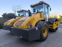 Compacteur routier de marque chinoise 12 tonnes XS123, rouleau vibratoire à tambour unique avec moteur diesel de marque réputée à vendre