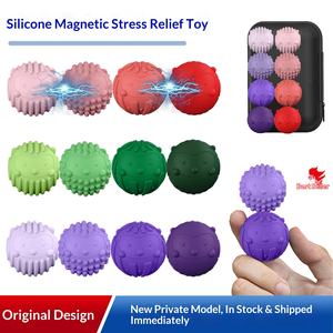 Bolas Magnéticas de Silicona <span class=keywords><strong>para</strong></span> Aliviar el Estrés y la Ansiedad, Juguete Sensorial, Fábrica OEM <span class=keywords><strong>para</strong></span> Adultos y Niños - Product Image 5