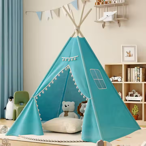 Hot Bán Teepee Lều Xách Tay Trẻ Em Chơi Lều Trong Nhà Ngoài Trời Cô Gái Công Chúa Đồ Chơi Lều - Product Image 5