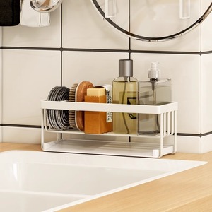Vendita calda lavello da cucina Caddy regolabile spugna porta sapone organizzatore e porta pennelli - Product Image 3