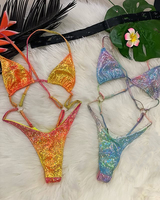 Maillot de bain personnalisé pour le Carnaval de Trinité, maillot de bain caribéen Jouvert, monokini en résille, tenue de lundi de carnaval, maillot de bain une pièce pour femme