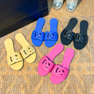 Colorful Style Women's Summer Casual One-Line Sandals Anti-Fruit Jelly Beach <strong>Flats</strong> for Outdoor Wear - Product Image 2