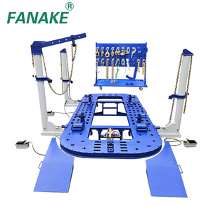 Máquina Enderezadora de Chasis para Carrocería Fanake con Plataforma Giratoria de 360°, Abrazaderas Ajustables de Acero Inoxidable/Manganas - Product Image 2