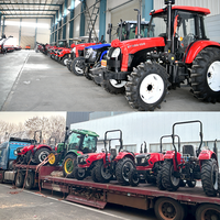 Allradgetriebener Mini-Landwirtschaftstraktor mit Weichai-Dieselmotor 50-70 PS Kompakt für Feldarbeiten und Ländliche Landwirtschaft