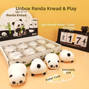 Cute Squishy <b>Panda</b> Stress Relief Decompression <b>Toy</b> TPR Material Squeeze <b>Toy</b> for Anxiety Relief and Gifts - Product Image 1