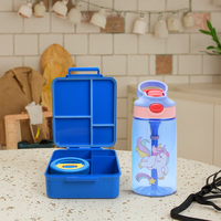 Aohea Factory Supply Houseware Boîte à lunch réutilisable pour enfants pour le stockage des aliments Boîte à bento en plastique pour l'école, les pique-niques en plein air, la maison