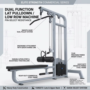 Machine de musculation professionnelle pour tirage dorsal en salle, équipement de fitness pour entraînement de la colonne vertébrale, vente en gros pour centres de remise en forme - Product Image 5