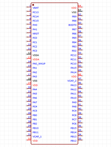 STM32F405RGT6 ไมโครคอนโทรลเลอร์ 32 บิต LQFP-64 อะนาล็อกเซมิคอนดักเตอร์ ชิ้นส่วนอิเล็กทรอนิกส์ ซีรีส์วงจรรวม คุณสมบัติ FPGA - Product Image 4