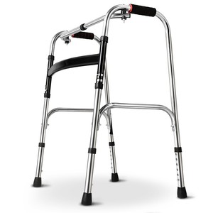 รถช่วยเดินอลูมิเนียมสแตนเลสพร้อมที่นั่งและล้อสำหรับผู้สูงอายุ - Product Image 2