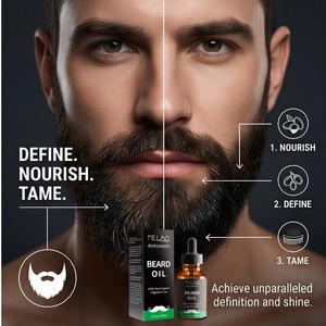 Aceite para Barba Melao para Hombres con Aceite de Argán, Aceite Herbal Natural que Suaviza, Hidrata y Define el Vello Facial, Cuidado de la Barba, Aseo Masculino - Product Image 3