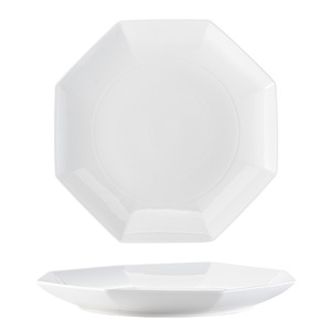 Custom Logo Bone China Octagonal Luxury Tableware Modern Large <strong>Ceramic</strong> Decorative Plate Seafood Chicken <strong>Platter</strong> Wedding Plate - Product Image 1