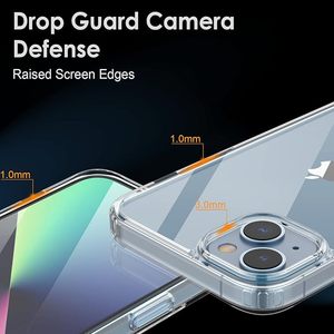 Rõ ràng trường hợp <span class=keywords><strong>iPhone</strong></span> 15 cao cấp trong suốt bảo vệ Bìa kiểu dáng đẹp mỏng thiết kế chống vàng không dây sạc khả năng tương thích - Product Image 3