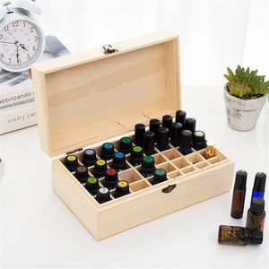Wooden Essential Oil <b>Storage</b> Box With Compartments For <b>Nail</b> <b>Polish</b> And Oils Desktop Organizer Eco-Friendly Design - Product Image 2