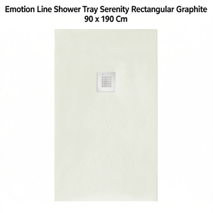 Plato de Ducha Emotion Line Serenity Rectangular Grafito 90 x 190 cm - Product Image 2