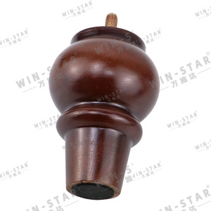 Pieds de meubles WINSTAR à prix avantageux, 4 pouces, <span class=keywords><strong>en</strong></span> <span class=keywords><strong>bois</strong></span> brun, <span class=keywords><strong>pour</strong></span> canapé-lit, pieds de table, pieds de <span class=keywords><strong>meuble</strong></span> - Product Image 5